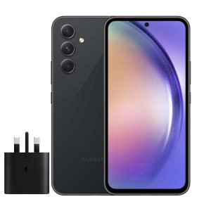 گوشی موبایل سامسونگ مدل Galaxy A54 5G دو سیم کارت ظرفیت 256 گیگابایت و رم 8 گیگابایت به همراه شارژر سامسونگ