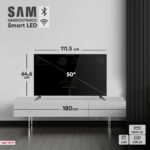 تلویزیون 50 اینچ ال ای دی هوشمند سام مدل UA50CU7750CC